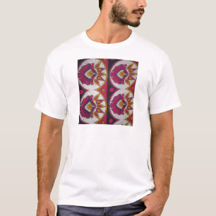 T-shirt Tissu africain coloré Motif Art Print