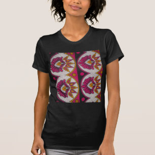 T-shirt Tissu africain coloré Motif Art Print