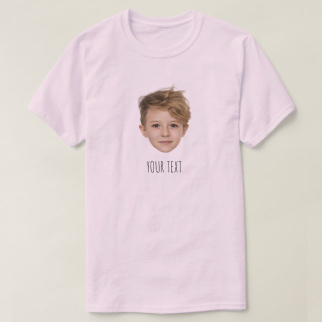 T-shirt Tissu personnalisé, Cadeau d'anniversaire, Cadeau  (Design devant)