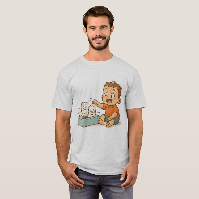 T-shirt Tissus en difficulté (Devant entier)
