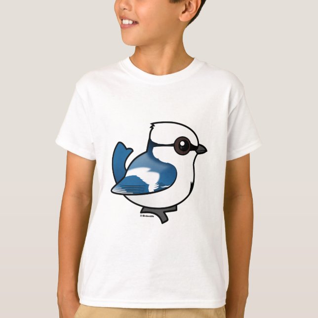 T-shirt Tit Azure Birdorable (Devant)