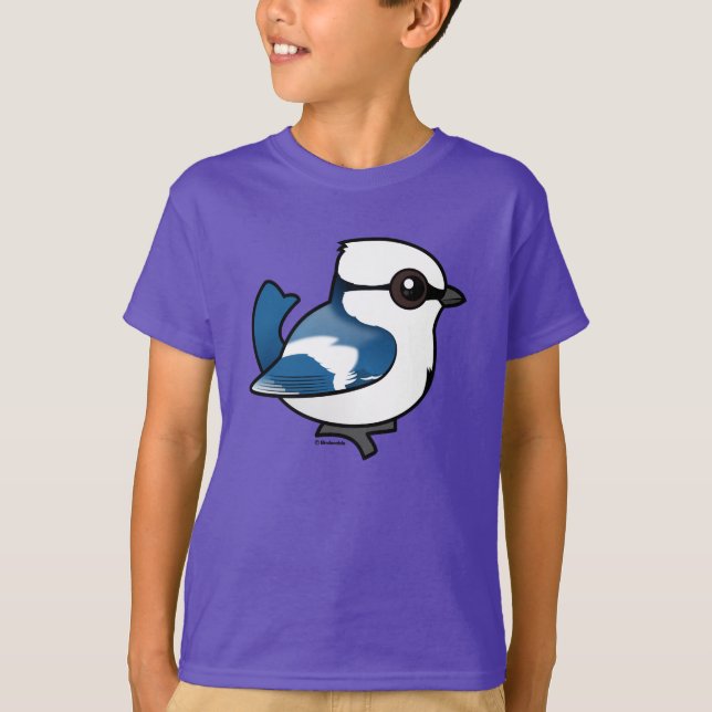 T-shirt Tit Azure Birdorable (Devant)