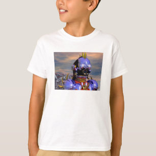 T-shirt TITAN CYBORG PORTRAIT Blue Science Fiction, Scifi