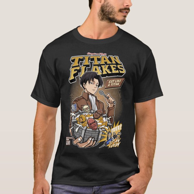 T-shirt Titan Flakes ( Shingeki no Kyojin ) Classique T-Sh (Devant)