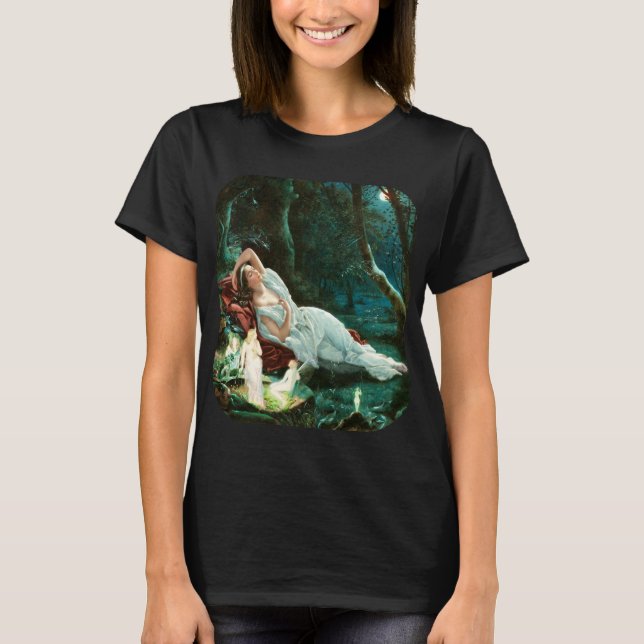 T-shirt Titania Dormir au clair de lune Simmons Fae Art (Devant)