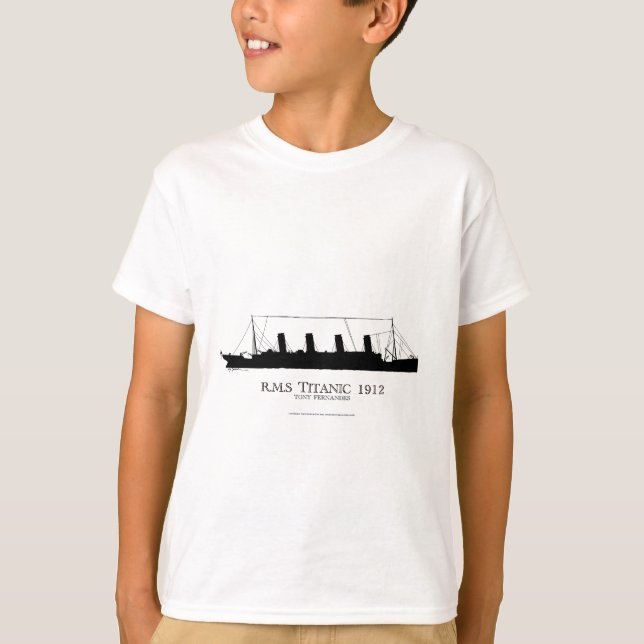T-shirt Titanic 1912 2 (Devant)