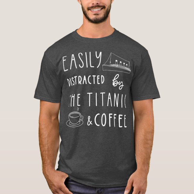 T-shirt Titanic Café Titanic Louveur de café cadeau (Devant)