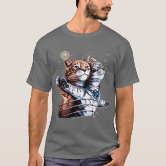 T-shirt Titanic Cats Funny Cat Lovers funny vintage girl