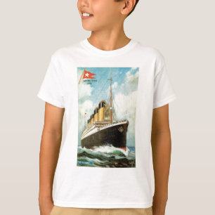 T-shirt Titanic en mer badine T