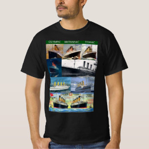 T-shirt titanique, britanique, olympique, soeurs