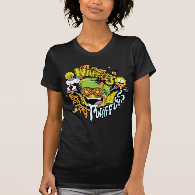 T-shirt Titans Ados, allez ! | Beast Boy Waffles (Devant)