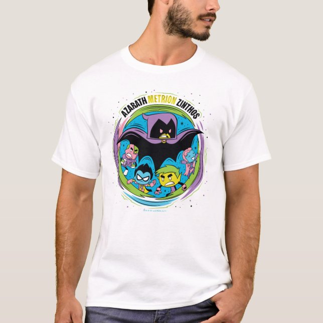 T-shirt Titans Ados, allez ! | Corbeau "Azarath Metrion Zi (Devant)
