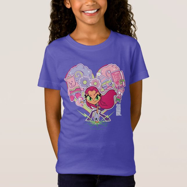 T-Shirt Titans Ados, allez ! | Graphique de pointes cardia (Devant)