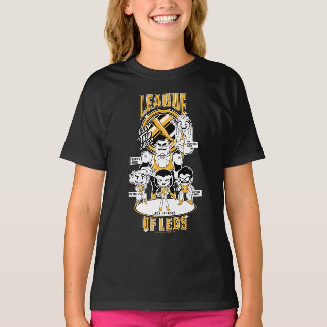 T-shirt Titans Ados, allez ! | Ligue des jambes (Devant)