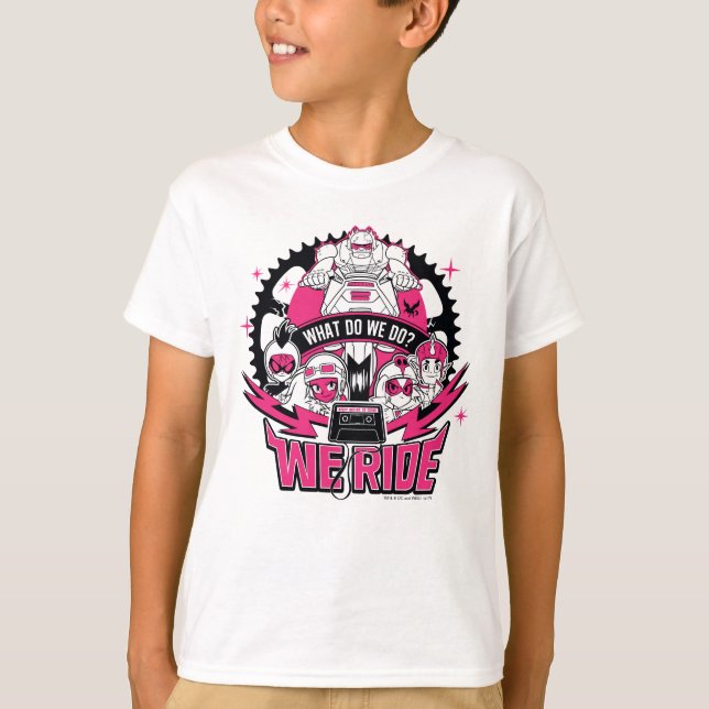 T-shirt Titans Ados, allez ! | Retro Moto Graphic (Devant)