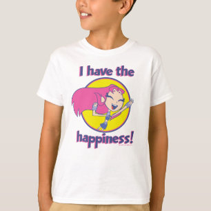 T-shirt Titans Ados, allez ! Starfire "J'Ai Le Bonheur"