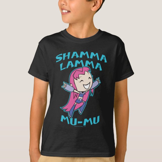T-shirt Titans Ados, allez ! | Starfire "Shamma Lamma Mu-M (Devant)