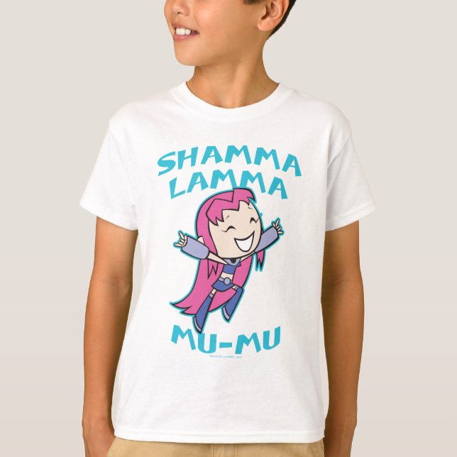 T-shirt Titans Ados, allez ! | Starfire "Shamma Lamma Mu-M (Devant)