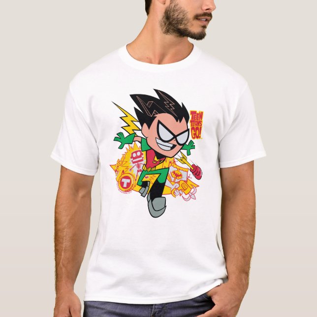 T-shirt Titans Ados, partez ! | Robin's Arsenal Graphic (Devant)