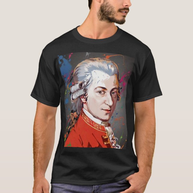 T-shirt Titans of Music : Mozart (Devant)