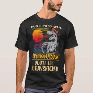 T-shirt Titi Rex Dinosaures Mommy Saurus