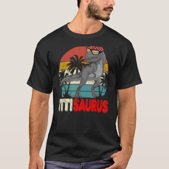 T-shirt Titisaurus Rex Dinosaur Titi Saurus Fami de la mèr (Devant)
