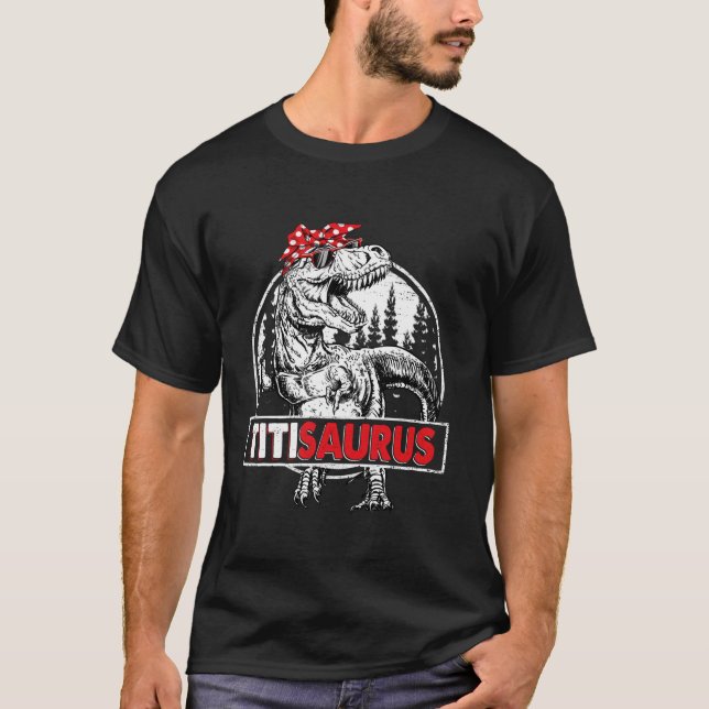 T-shirt Titisaurus T rex Dinosaur Titi Saurus Fête des mèr (Devant)