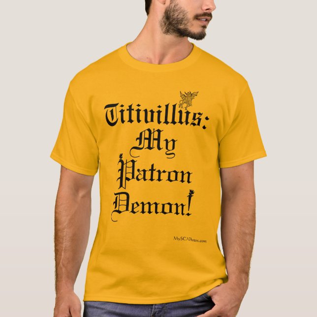 T-shirt Titivillus : Démon de patron (chemises légères) (Devant)