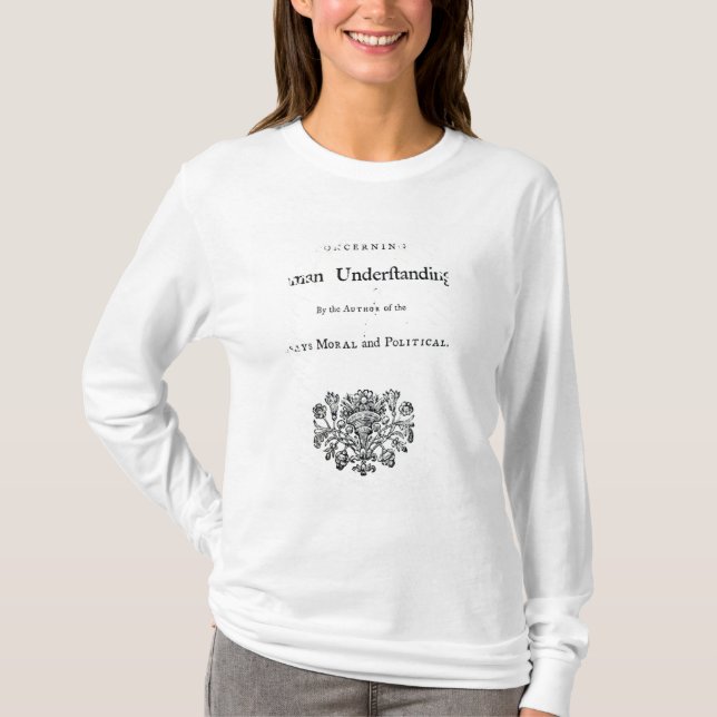 T-shirt Titlepage 'des essais philosophiques (Devant)