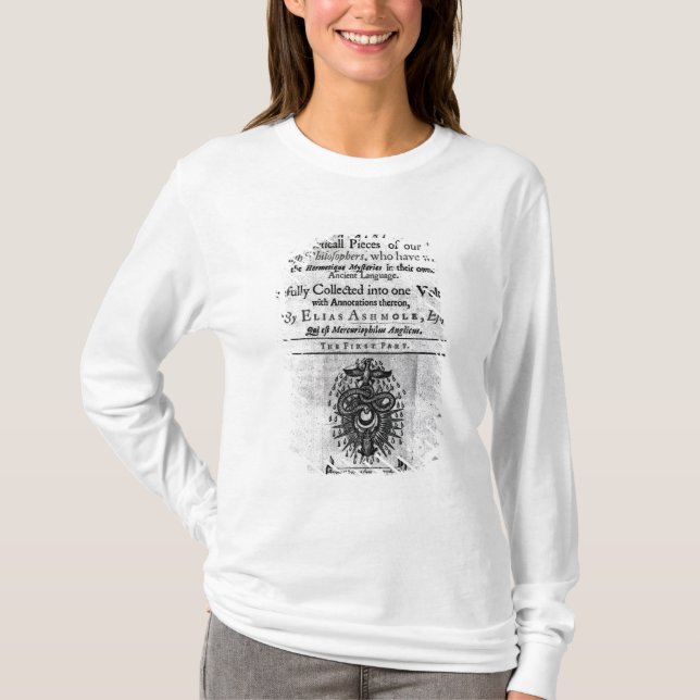 T-shirt Titlepage 'Theatrum Chemicum Britannicum (Devant)