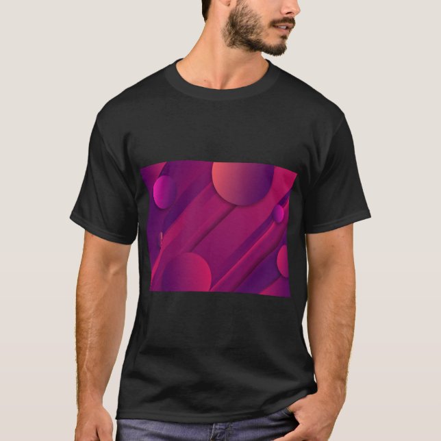 T-shirt Titre Abstrait en gras (Devant)