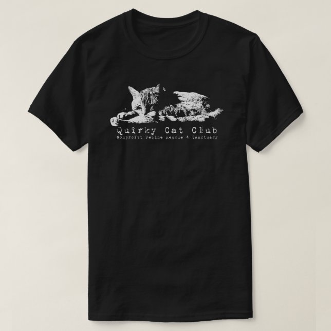 T-shirt TITRE COMPLET Sleeping Wilbur blanc (Design devant)