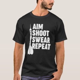 T-shirt TITRE D'ATTAQUE R RÉPÉTER les fléchettes