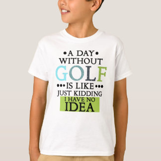 T-shirt titre de golf amusant citation de golf