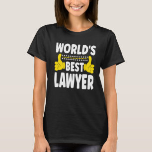 T-shirt Titre de l'emploi du meilleur avocat du monde