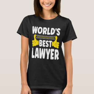 T-shirt Titre de l'emploi du meilleur avocat du monde