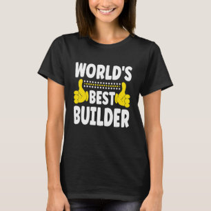T-shirt Titre de l'emploi du meilleur constructeur mondial