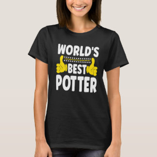 T-shirt Titre de l'emploi du meilleur potter du monde prof
