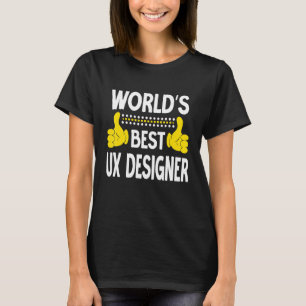 T-shirt Titre de poste de concepteur d'expérience utilisat