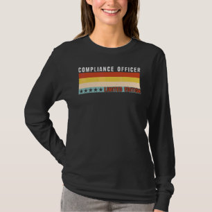 T-shirt Titre de poste de responsable de la conformité Pro