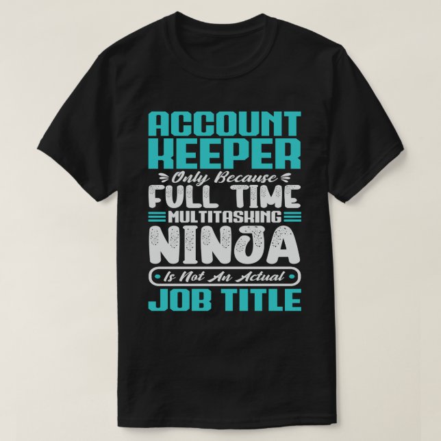 T-shirt Titre de profession de responsable de compte Compé (Design devant)