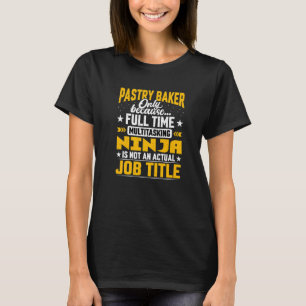 T-shirt Titre d'emploi de boulanger pâtissier Pâtissier