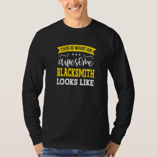 T-shirt Titre d'emploi de forgeron Employé drôle Travaille