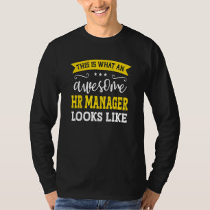 T-shirt Titre d'emploi de gestionnaire RH Employé drôle Ge