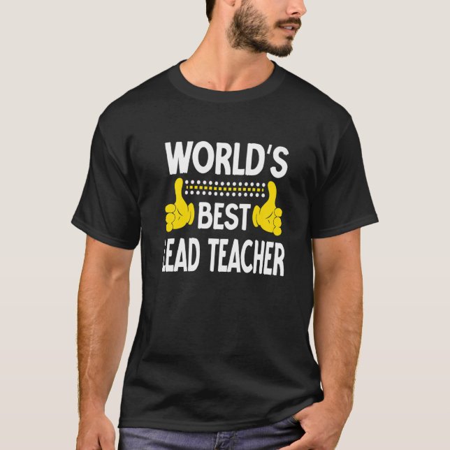 T-shirt Titre du poste de professeur principal au monde Pr (Devant)
