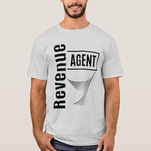 T-shirt Titre du travail de l'agent de produit (Devant)