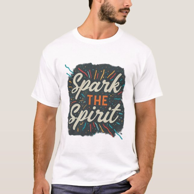 T-shirt Titre : "Inspirez votre esprit" (Devant)
