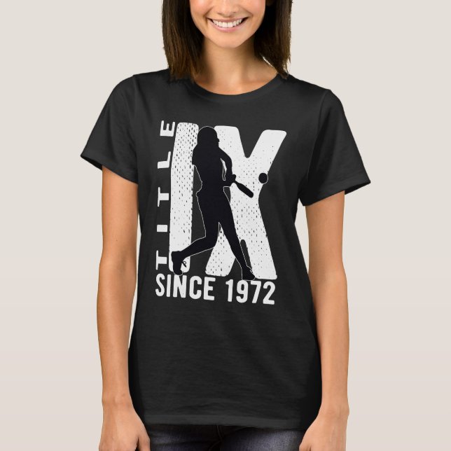 T-shirt Titre IX 50e anniversaire Amendements américains s (Devant)