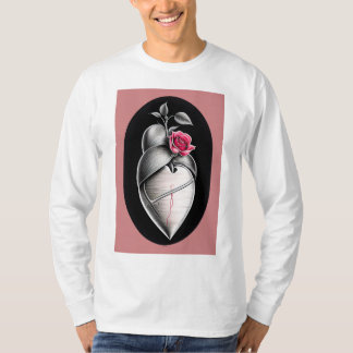 T-shirt Titre : "Les cordes de coeur : Embracer le coeur h