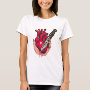T-shirt Titre SEO : Illustration du cœur anatomique et du